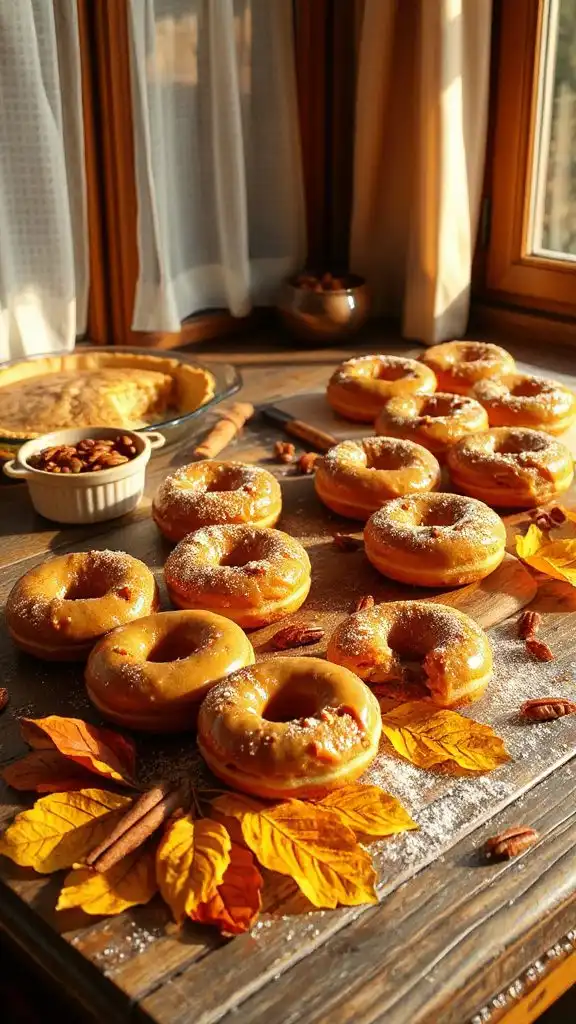 pecan pie inspired baked donuts pecan pie inspired baked donuts