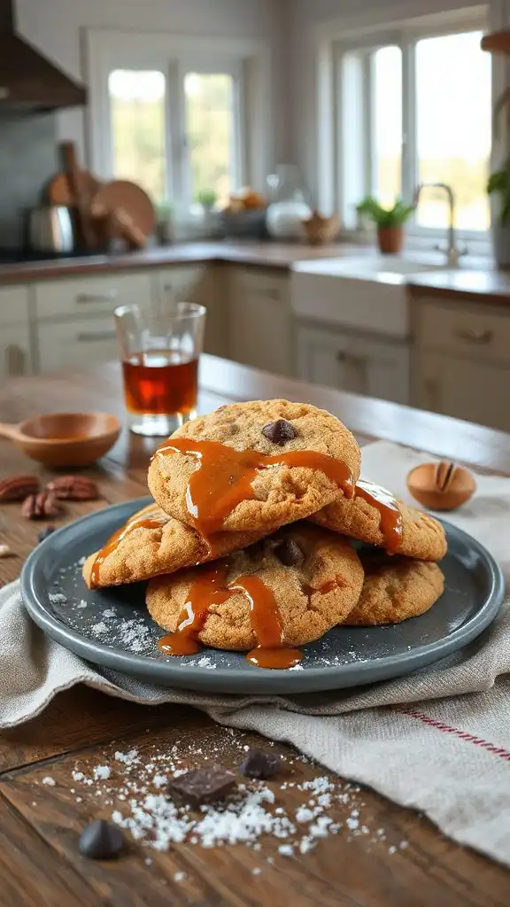 perfect caramel whiskey cookies