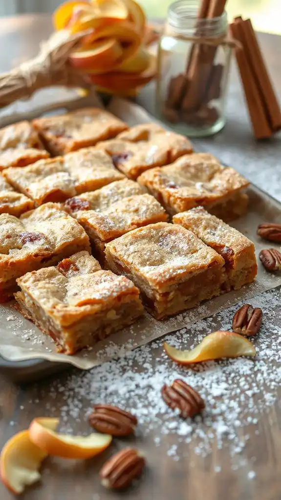 perfect chewy apple blondies