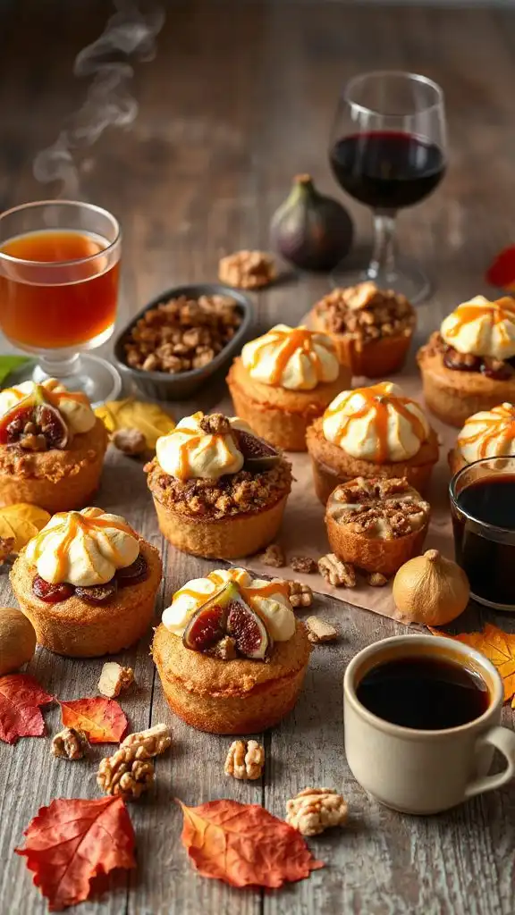 perfect pairings for mini cakes