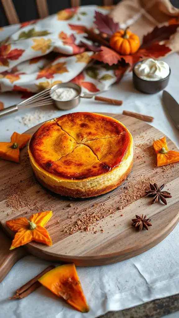 perfect pumpkin spice cheesecake