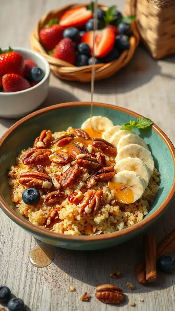 perfectly cooked quinoa breakfast