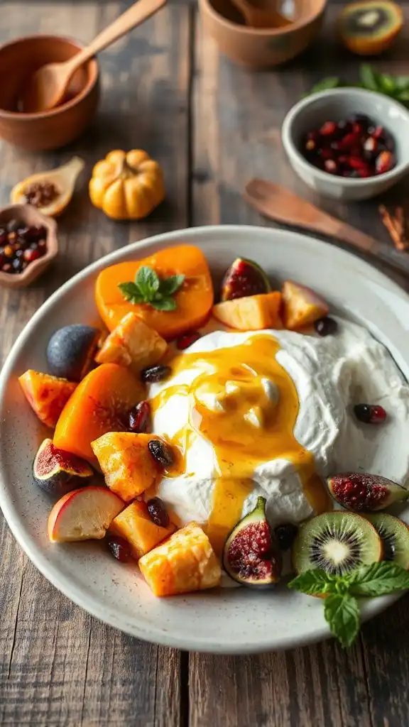 persimmon ricotta fall salad persimmon ricotta fall salad
