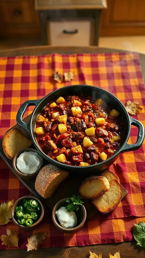 pineapple infused savory beef chili