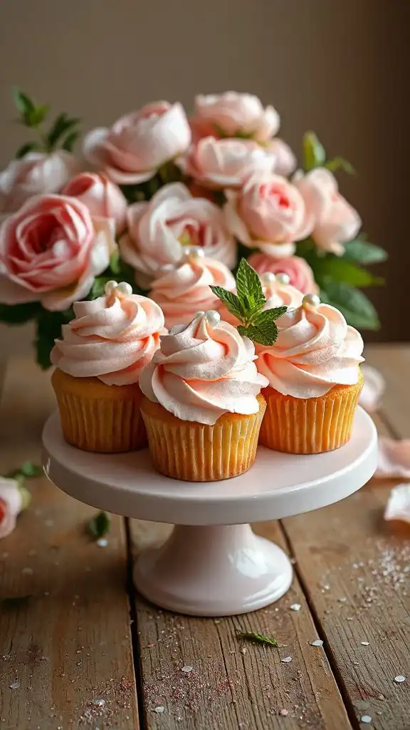 pink champagne cupcake recipe