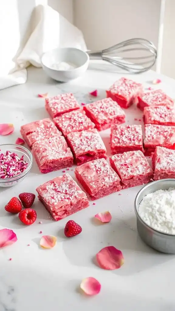 pink velvet brownies recipe
