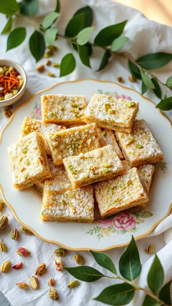 pistachio rosewater dessert bites