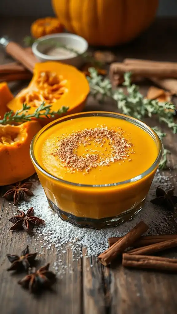plant based pumpkin dessert