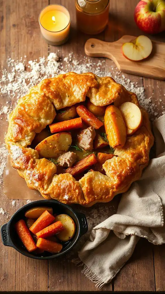pork apple cider pot pie