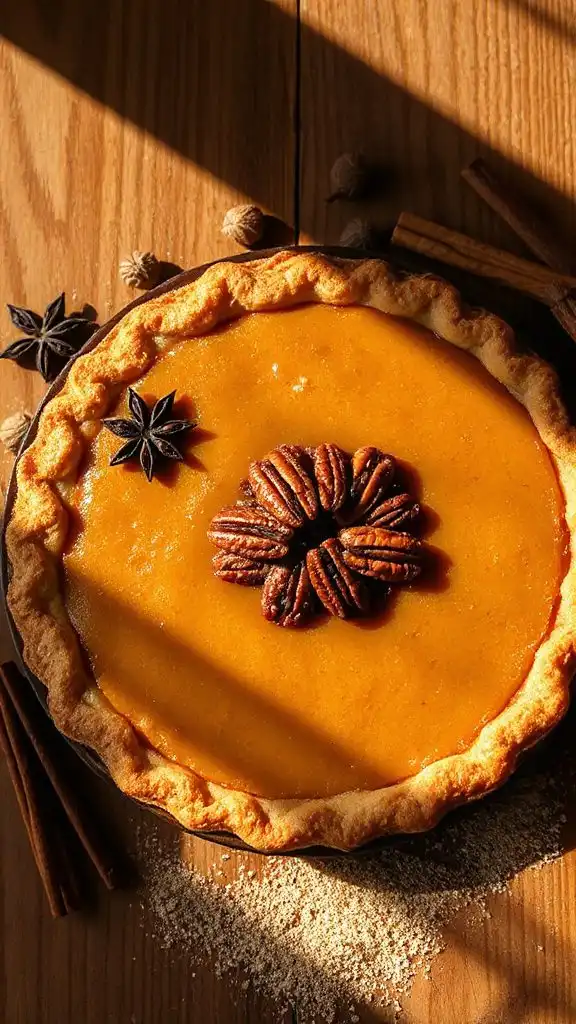 praline pumpkin pecan pie delight praline pumpkin pecan pie delight