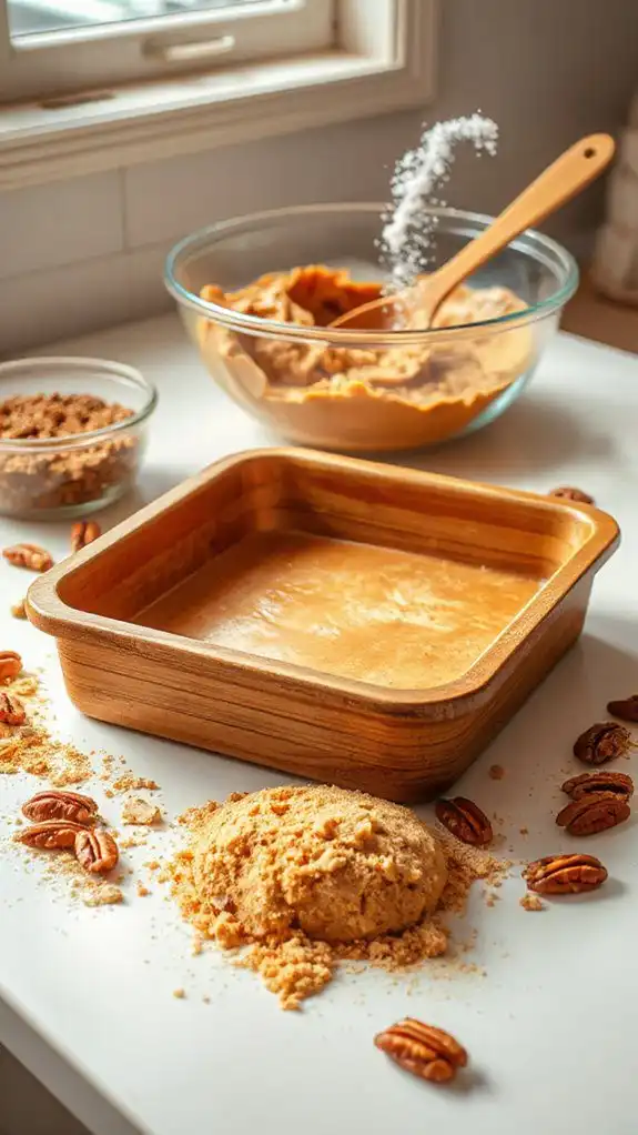 prepare baking pan properly