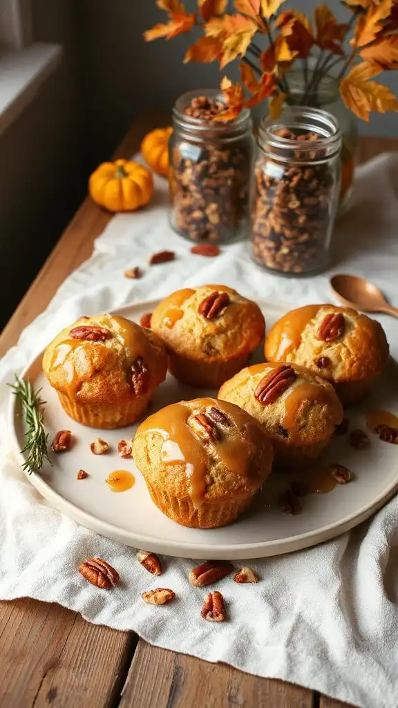 protein packed maple muffins