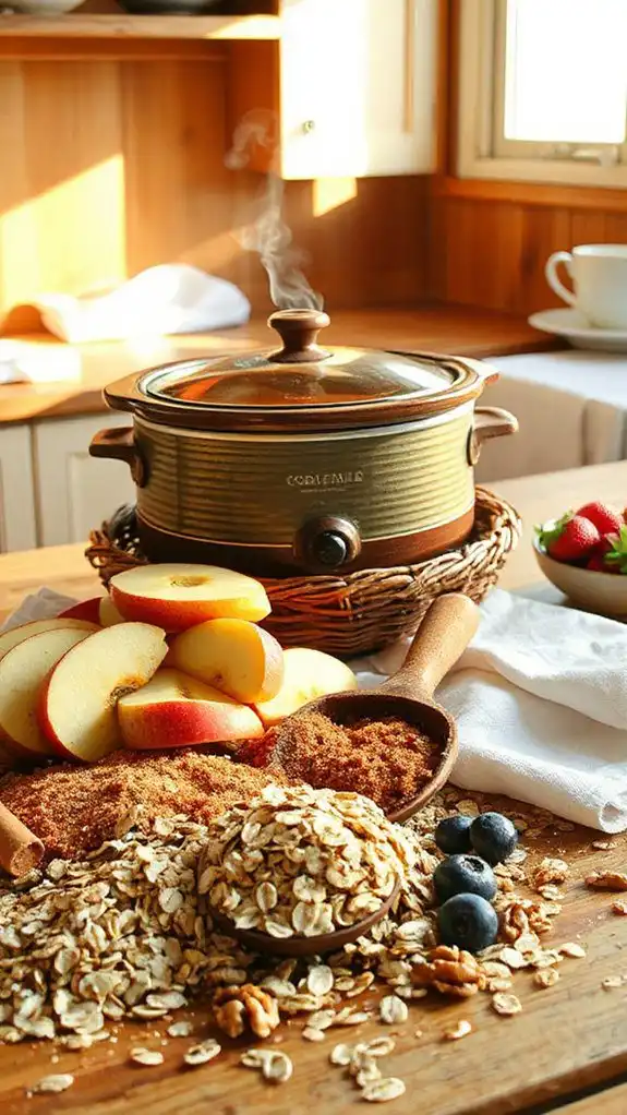 protein rich apple oatmeal