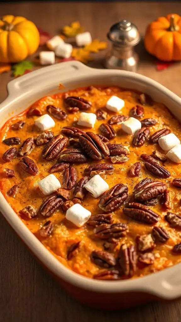protein rich sweet potato casserole