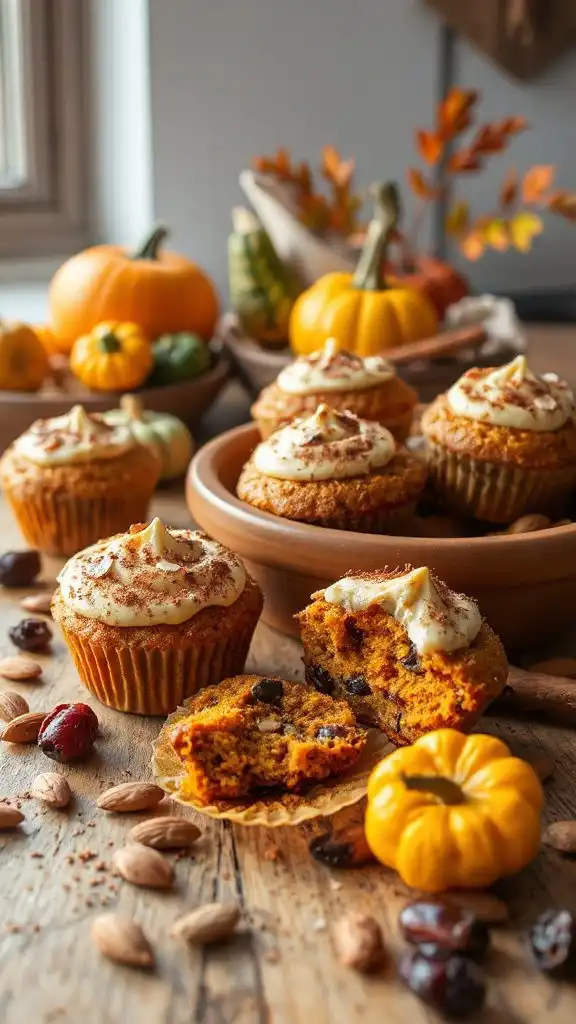 pumpkin almond muffins recipe