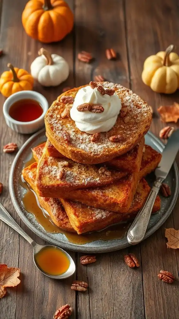 pumpkin bread french toast