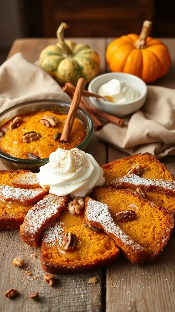 pumpkin bread pudding recipe