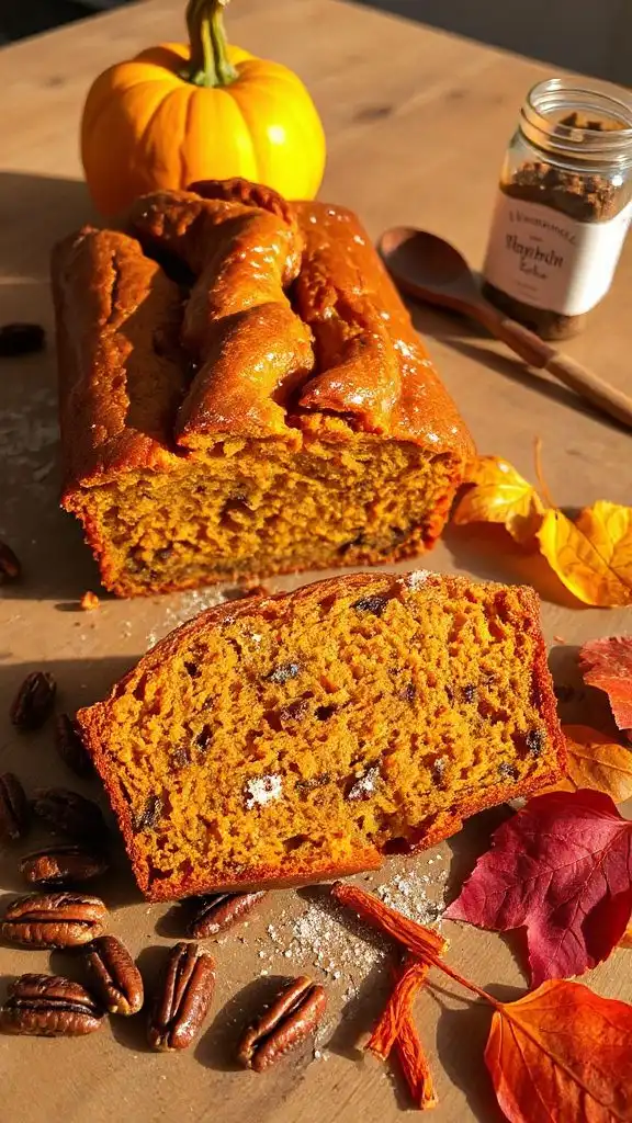 pumpkin bread with spices pumpkin bread with spices