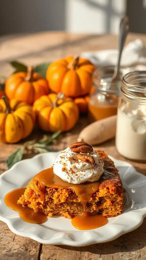 pumpkin caramel dessert delight