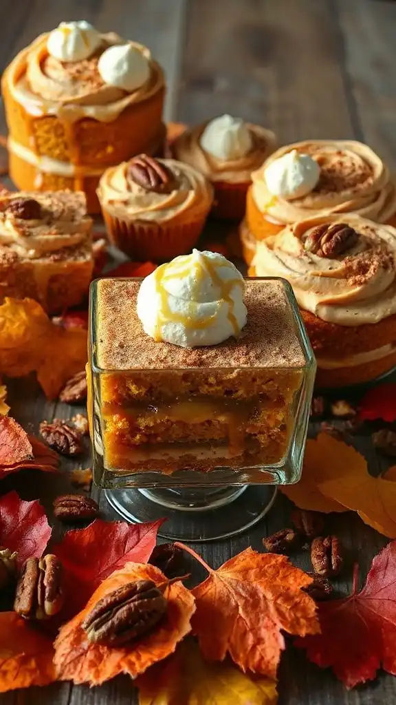 pumpkin caramel ice cream cake