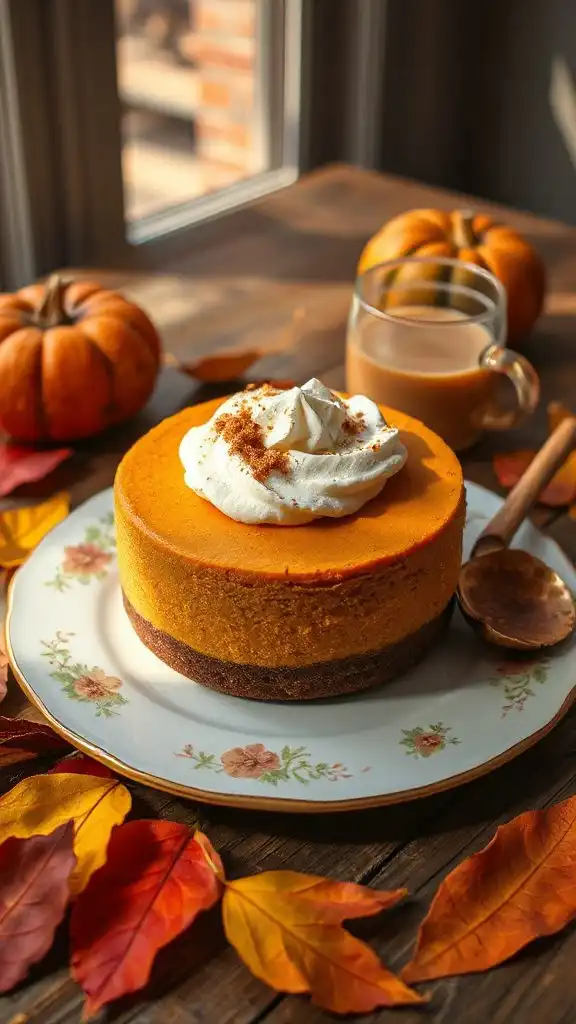 pumpkin chai cheesecake delight