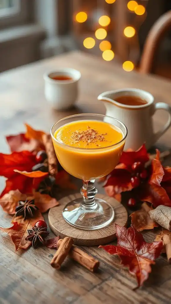 pumpkin chai panna cotta