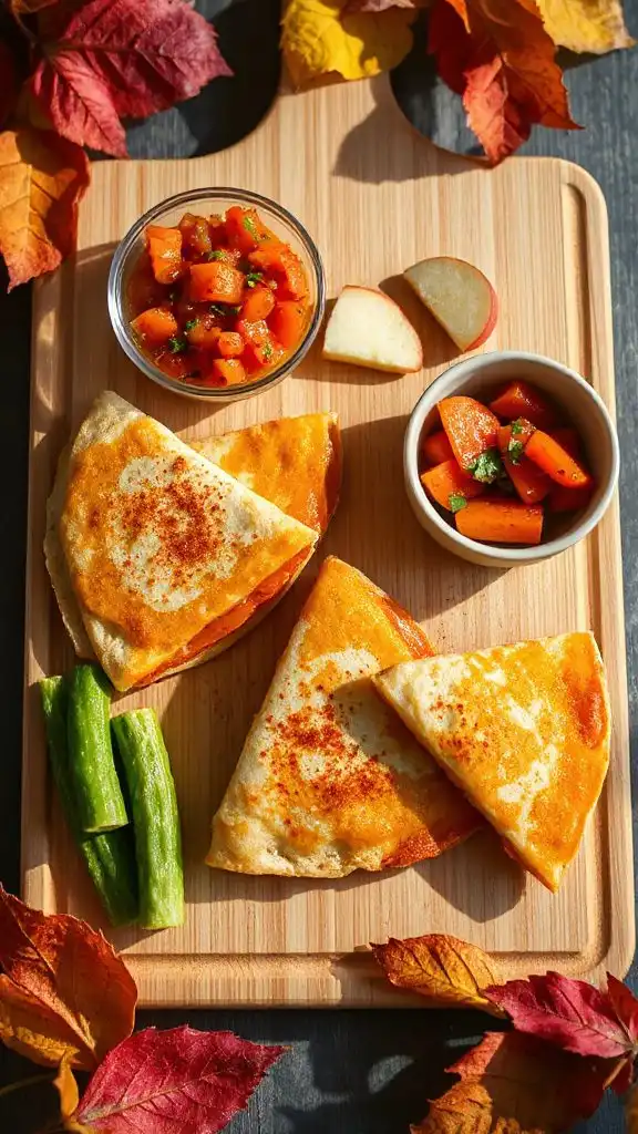 pumpkin cheese quesadillas recipe
