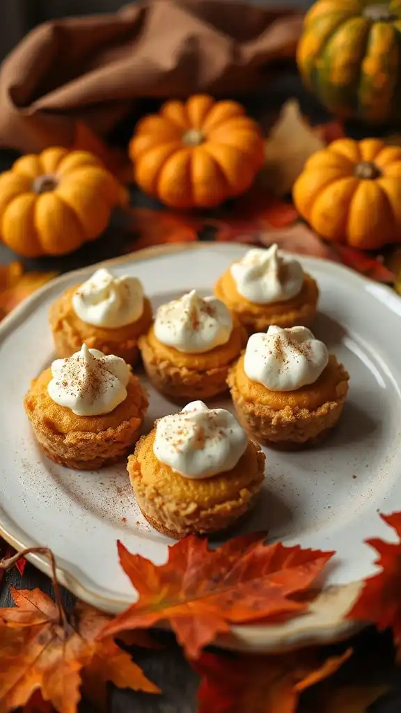 pumpkin cheesecake dessert bites