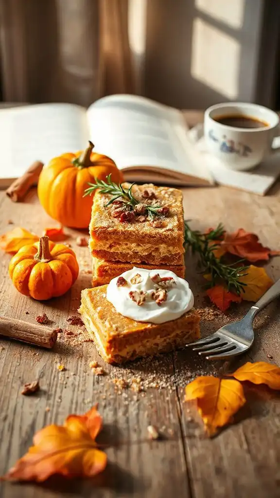 pumpkin cheesecake fall dessert