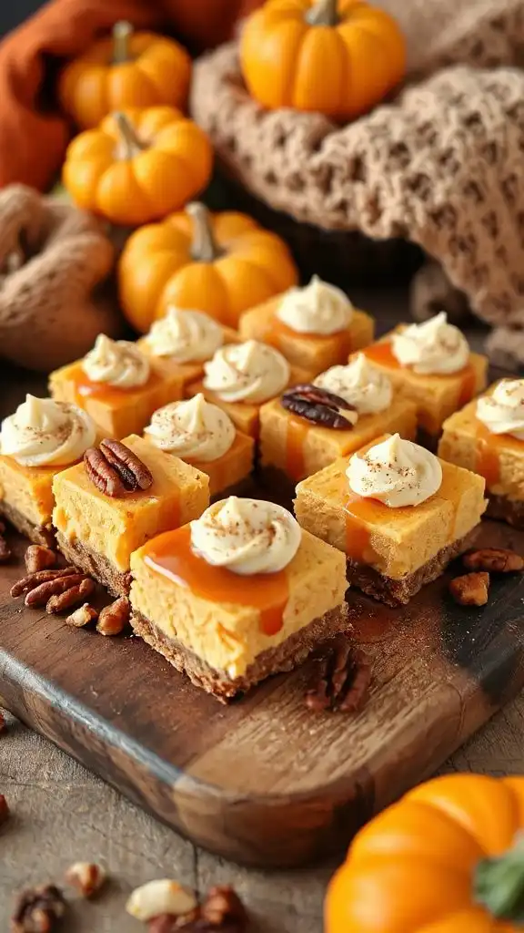pumpkin cheesecake no bake bites
