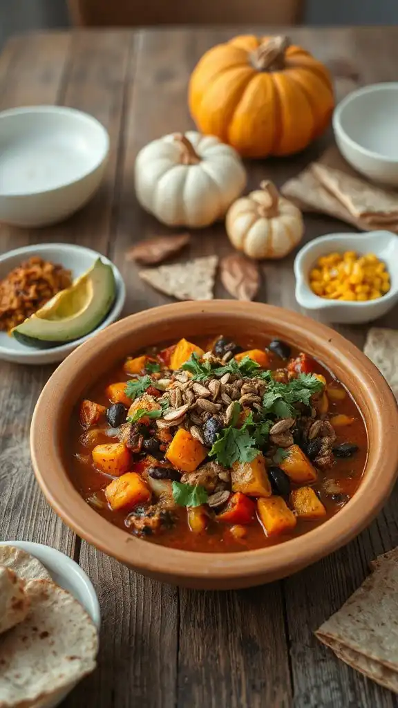 pumpkin chili hearty recipe