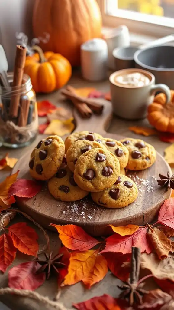 pumpkin chocolate chip cookies
