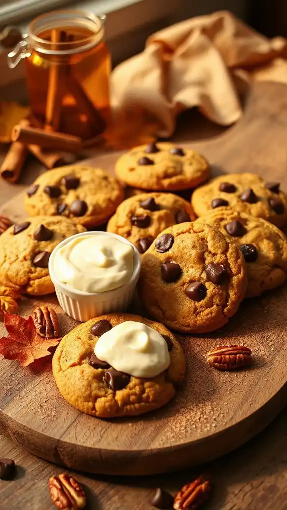 pumpkin chocolate chip cookies