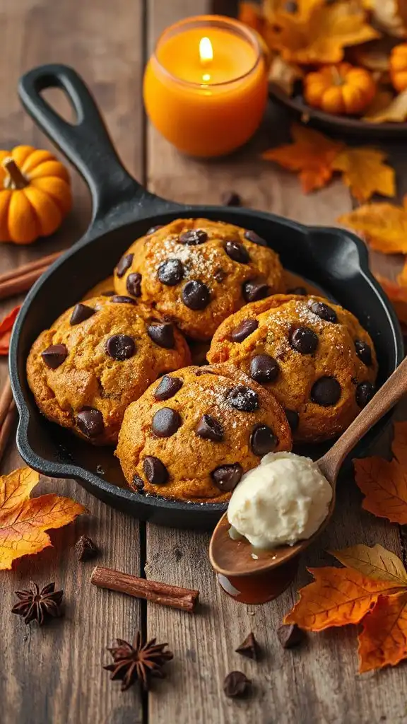 pumpkin chocolate chip cookies