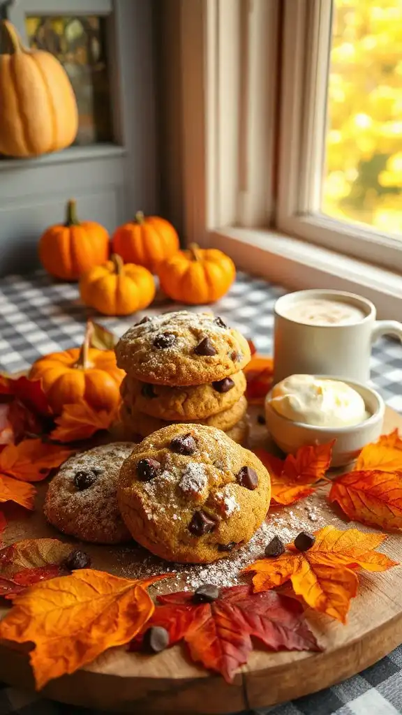 pumpkin chocolate chip cookies