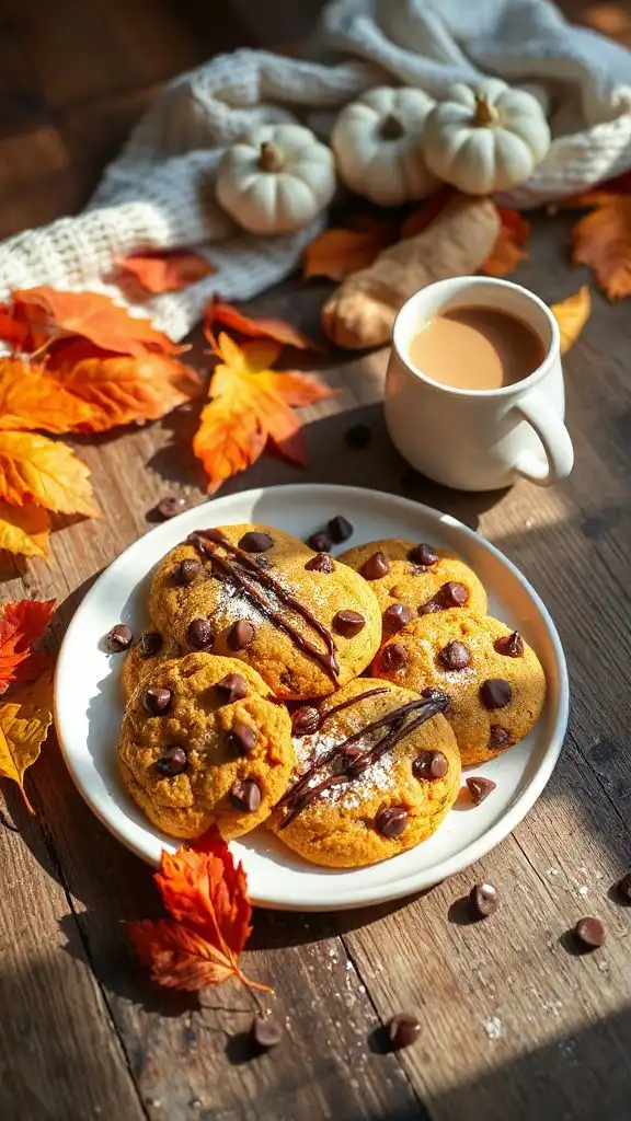 pumpkin chocolate chip cookies