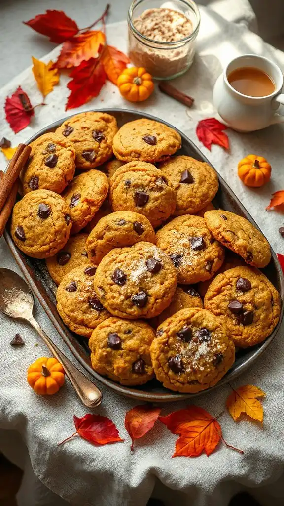 pumpkin chocolate chip cookies