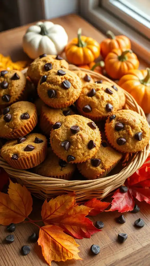 pumpkin chocolate chip muffins pumpkin chocolate chip muffins