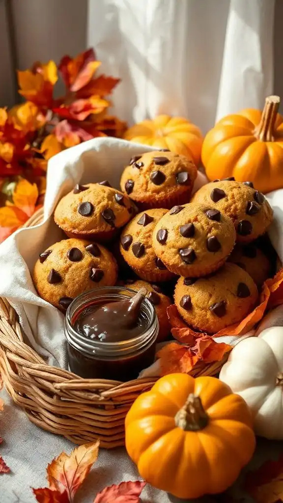 pumpkin chocolate chip muffins pumpkin chocolate chip muffins