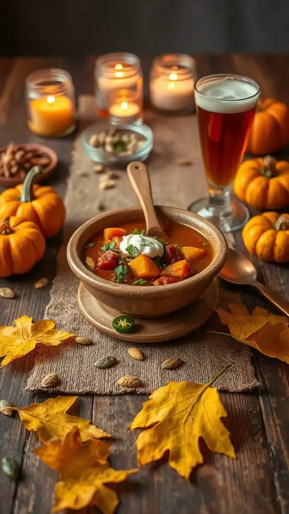 pumpkin chorizo chili recipe