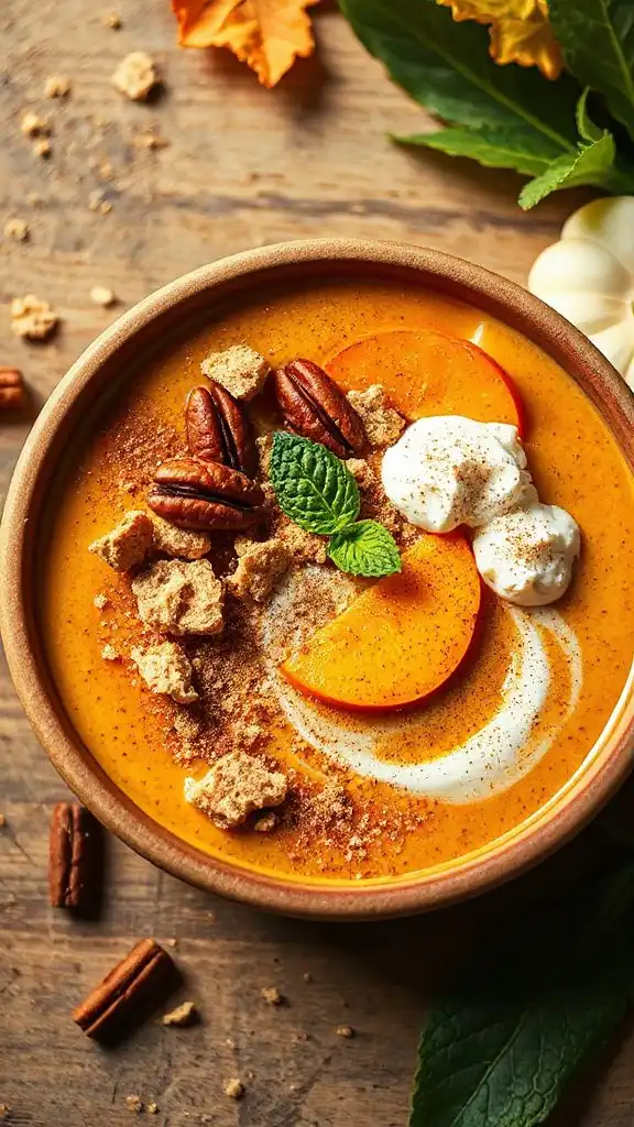 pumpkin cinnamon smoothie bowl