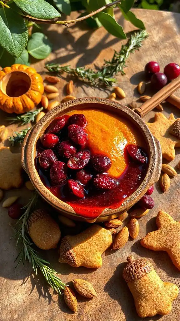 pumpkin cranberry dessert delight