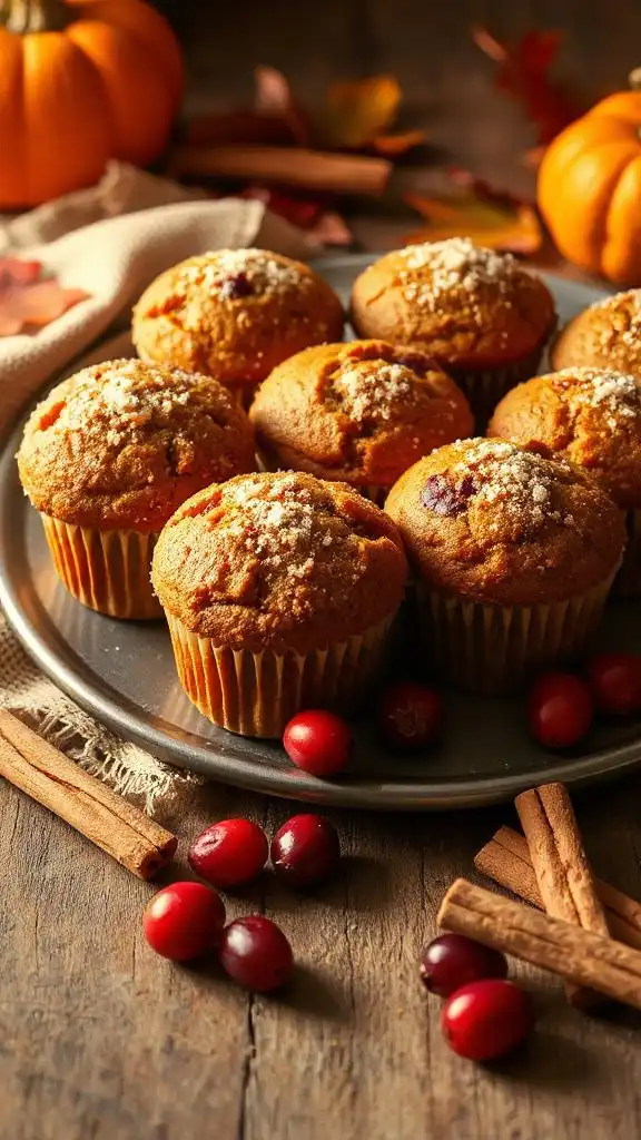 pumpkin cranberry muffin recipe