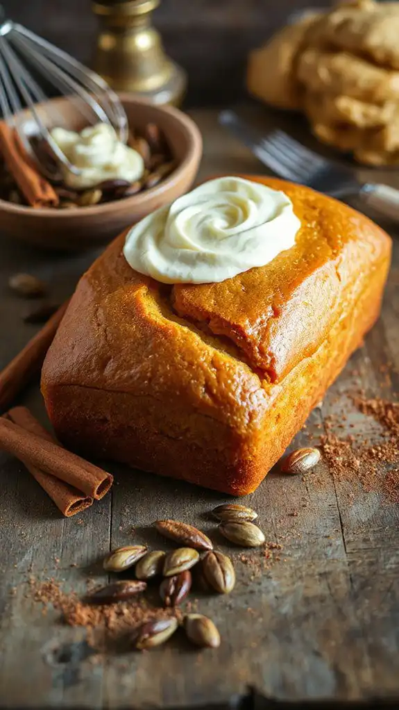 pumpkin cream cheese bread