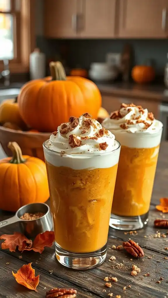 pumpkin dessert parfaits recipe