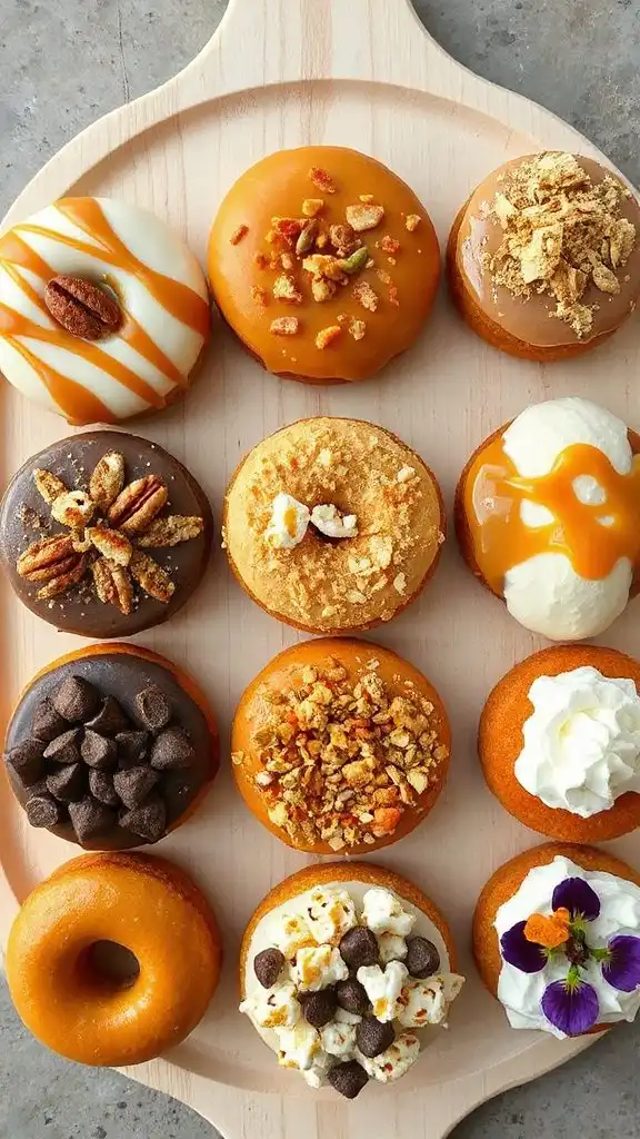 pumpkin donut topping ideas