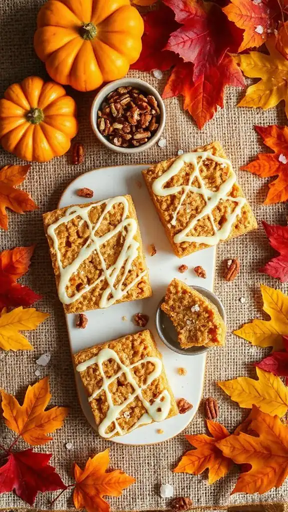 pumpkin flavored rice krispie treats