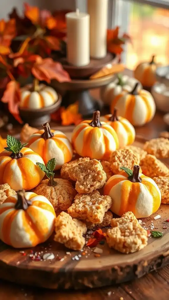 pumpkin flavored rice krispie treats pumpkin flavored rice krispie treats