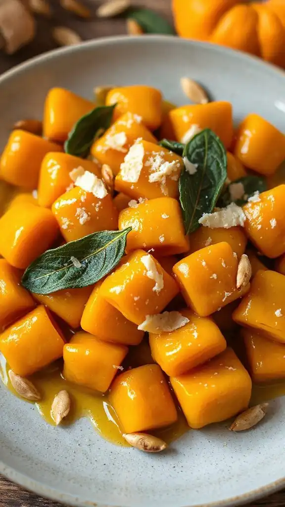 pumpkin gnocchi with sage