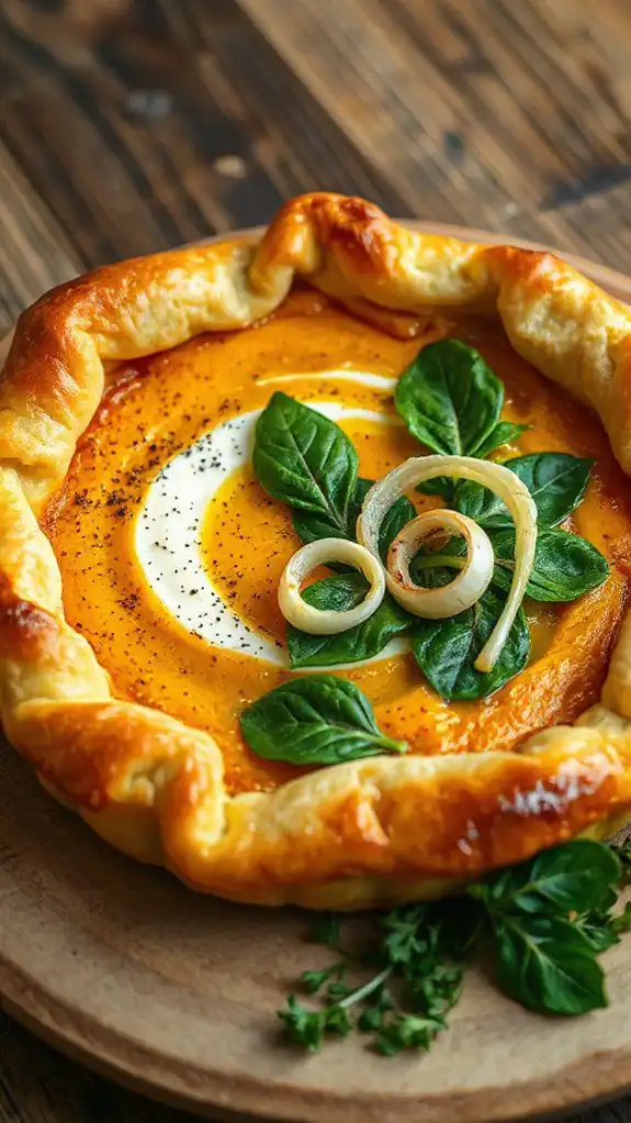 pumpkin goat cheese tart recipe